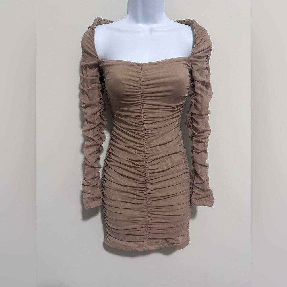 Micheal Costello X Revolve Frankie Mini Long Sleeve Dress - Picture 2 of 8